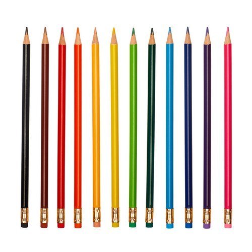 CRAYONS 12 COULEURS AVEC GOMME ASTRA 312119001